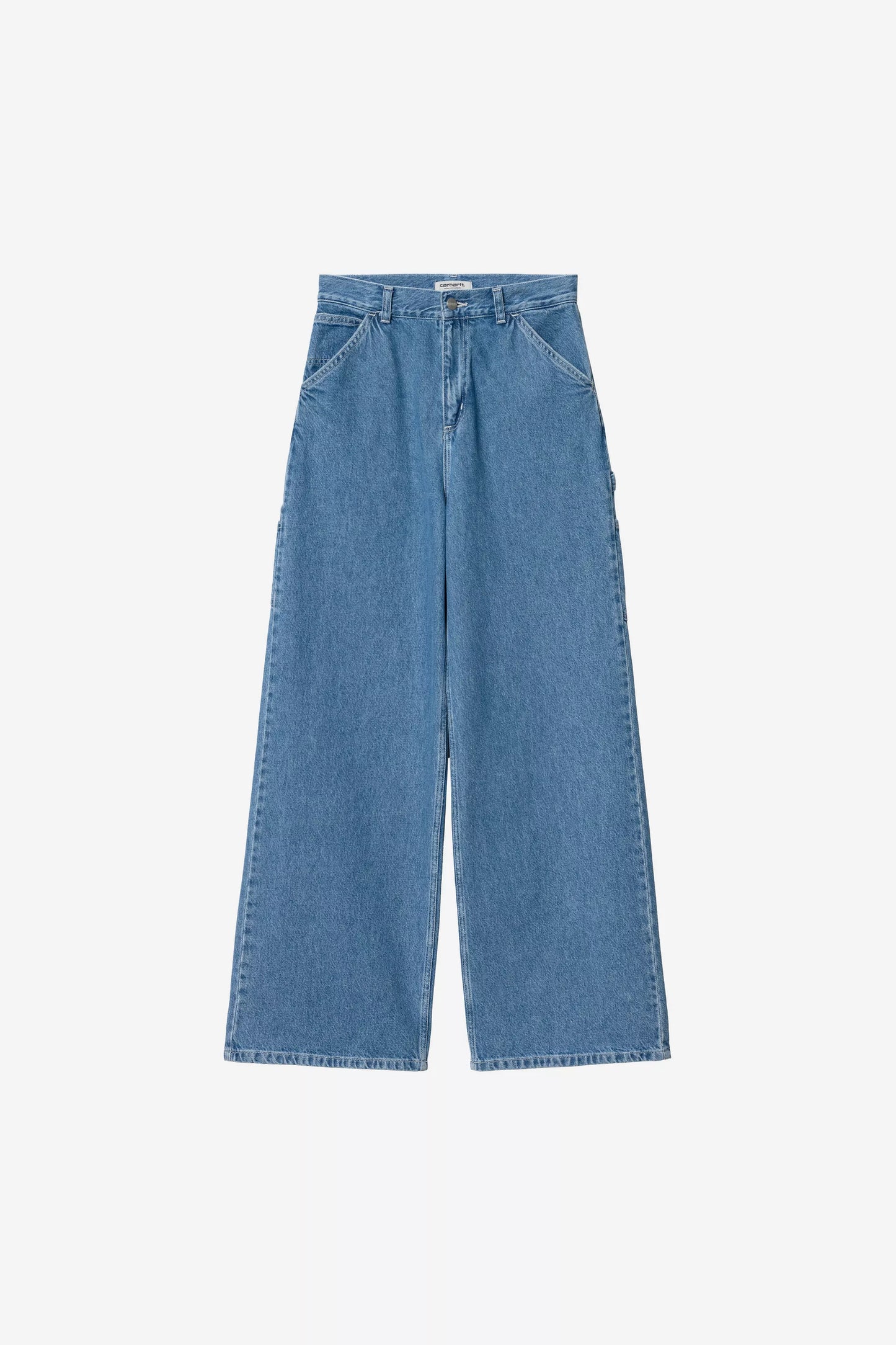 Jeans Carhartt Wip Blue Heavy Stone Washed da Donna i036599 jens