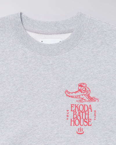 Felpa Edwin Grey Marl da Uomo i037413 ekoda bath sweater