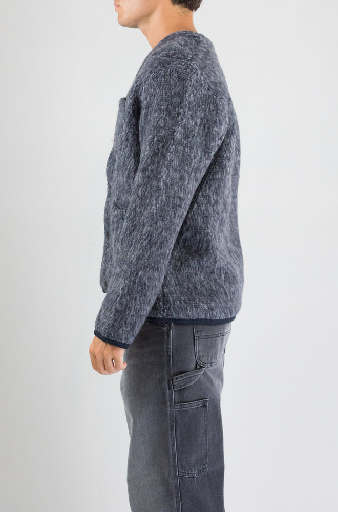 Maglia Universal Work Navy da Uomo 35650 losso mohair mix