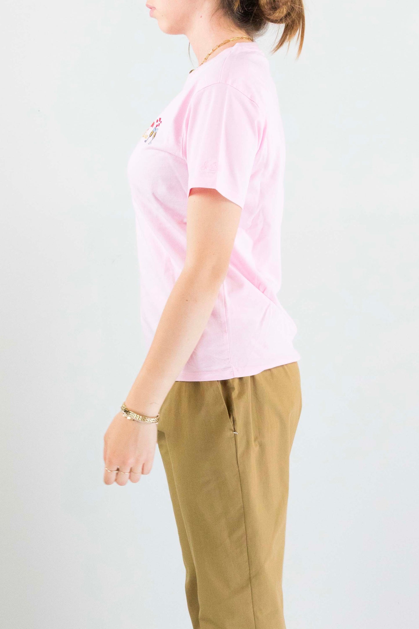 T-Shirt Mc2 Saint Barth Cuoricini E Bollicine da Donna emilie
