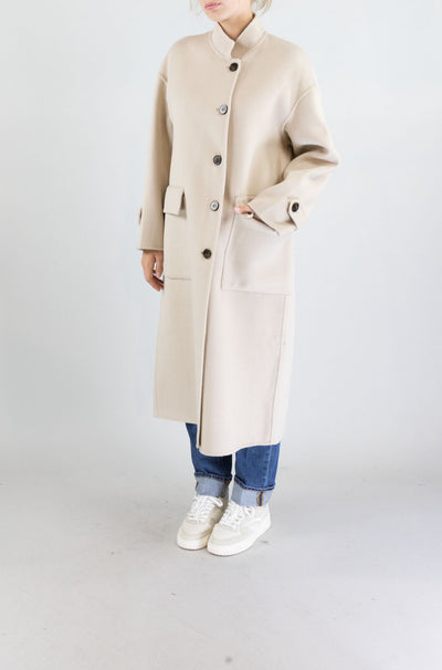 Cappotto Indi&Cold Khaki da Donna by605
