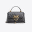 Borsa Pinko Nero da Donna love lady mini classic cl sheep nappa