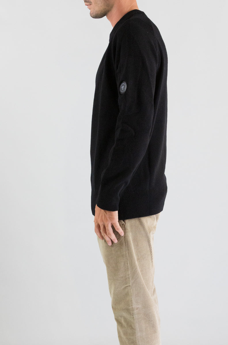 Maglia Cp Company Black da Uomo 21cmkn085a 110149a