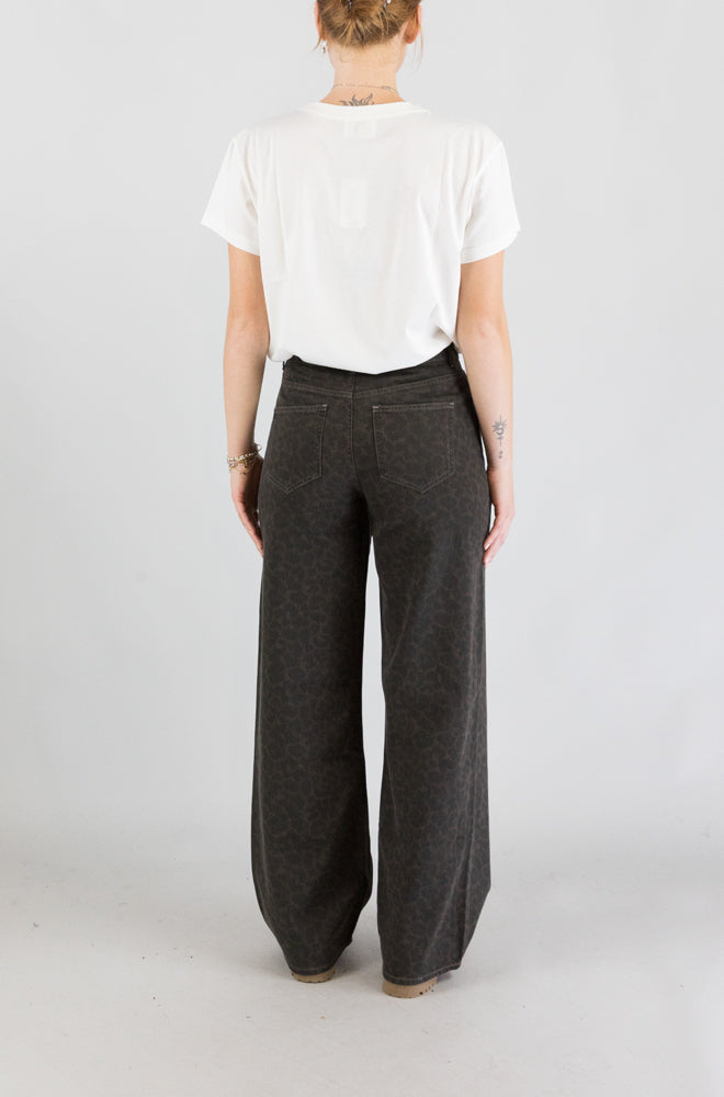Pantalone Des Petits Hauts Leopard da Donna louela leo