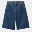 Pantalone Carhartt Wip Blue Stone Washed da Donna i031919