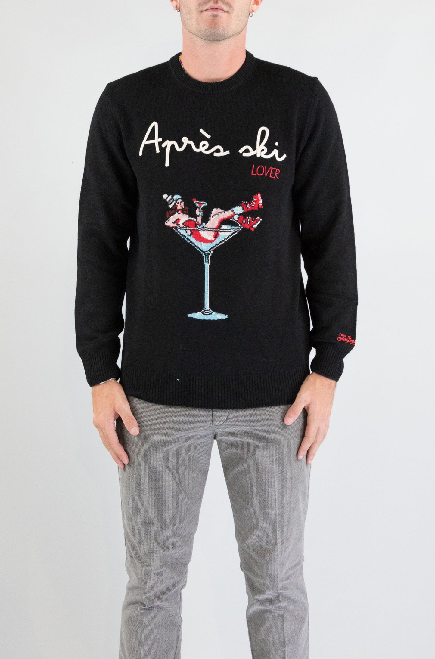 Maglia Mc2 Saint Barth Apres Girl Glass da Uomo heron