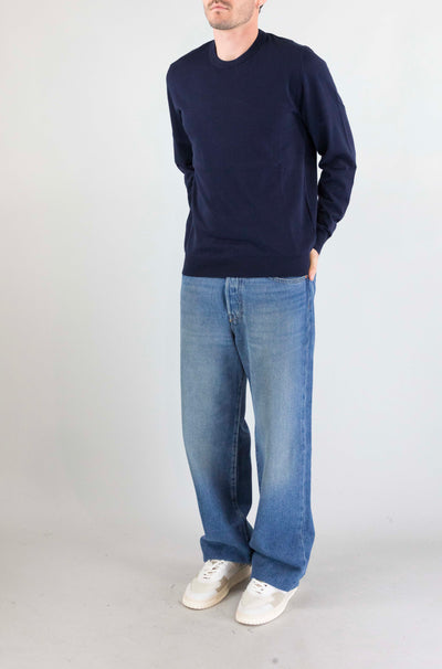 Felpa Mc2 Saint Barth Blue Navy da Uomo regent