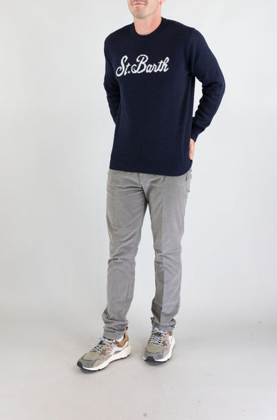 Maglia Mc2 Saint Barth Bold 61 da Uomo heron light
