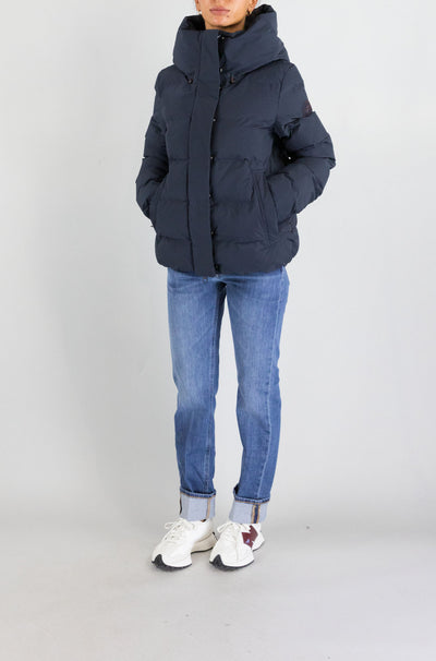 Giubbotto Save The Duck Blue Black da Donna p32533w leaf21 arena