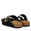 Scarpa Birkenstock Black da Donna 1030348 arizona rivet suede calz. S