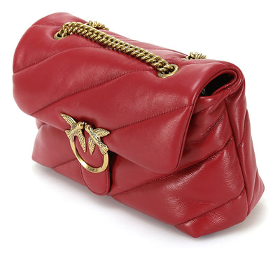 Borsa Pinko Ocra Rosso da Donna love puff classic cl sheep nappa