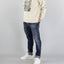 Felpa Iuter Cream da Uomo CRUEL CREWNECK