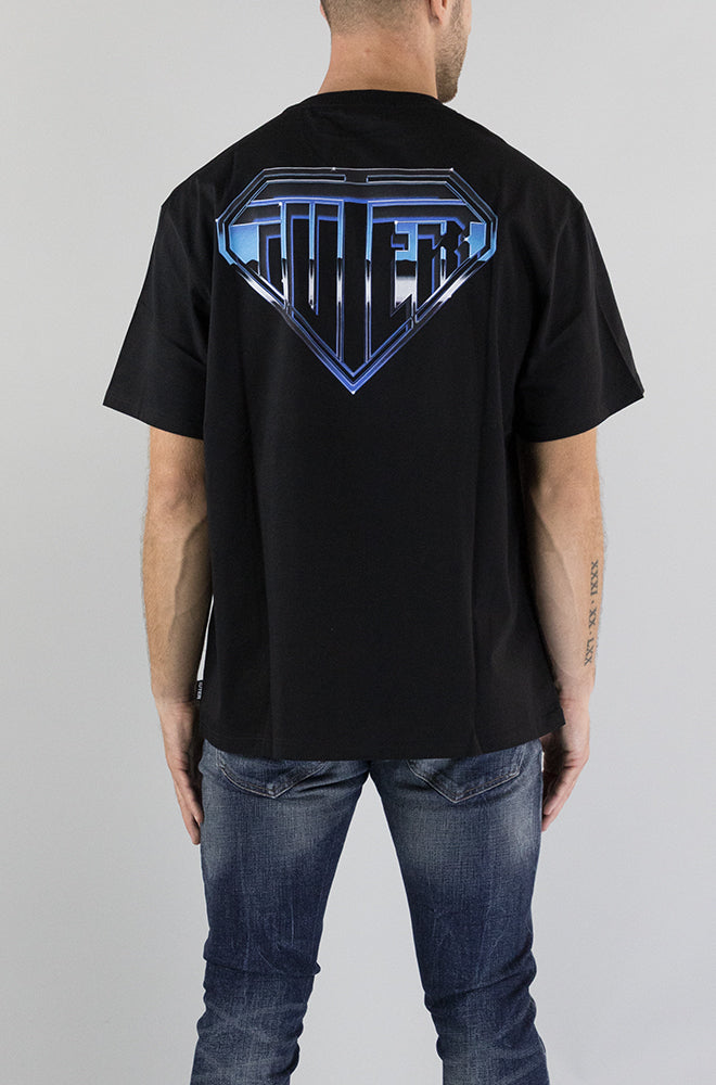 T-Shirt Iuter Black da Uomo METAL LOGO