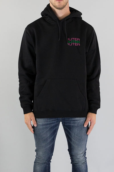 Felpa Iuter Black da Uomo SPINE SKULL