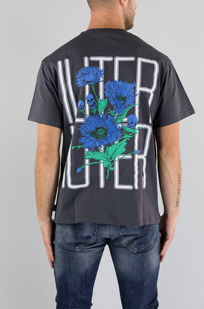 T-Shirt Iuter Asphalt da Uomo SPINE SKULL