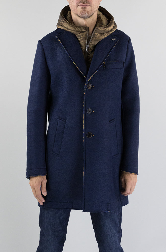 Cappotto Bob Blu da Uomo ANDY