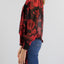 Camicia Liu Jo Red Flower da Donna CF3331T3079