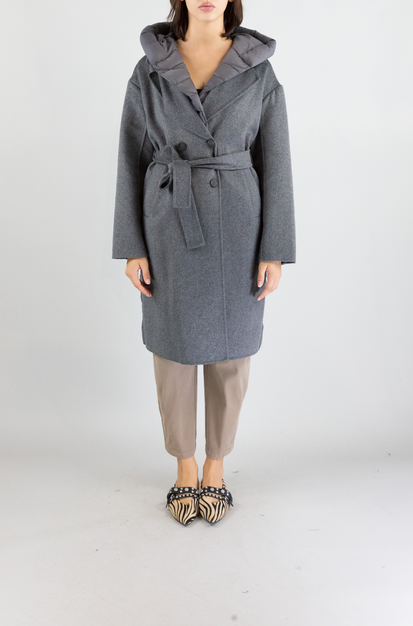 Cappotto Vicolo Asfalto da Donna tf0028