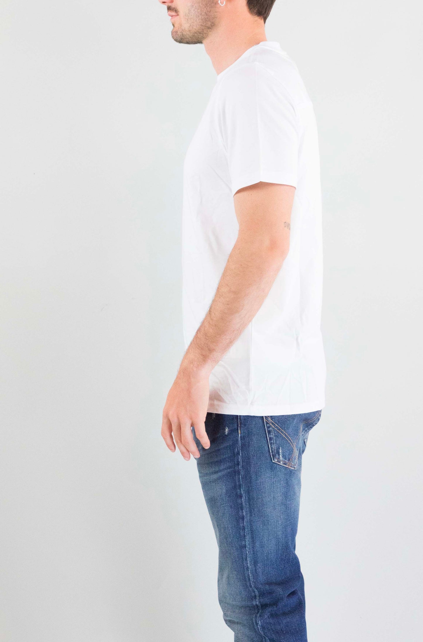 T-Shirt Kway 001 White da Uomo k7142kw leonide