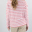 T-Shirt Levis  White Red Stripes da Donna a72480002