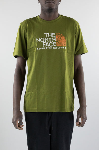 T-Shirt The North Face P1b1 da Uomo s/s rust2 tee