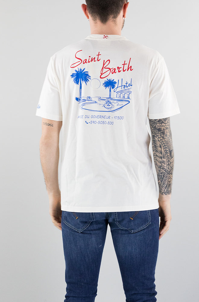 T-Shirt Mc2 Saint Barth St Barth Hotel da Uomo TSHM001
