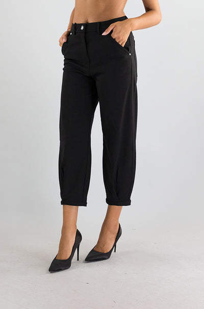 Pantalone Pinko Nero da Donna piatto