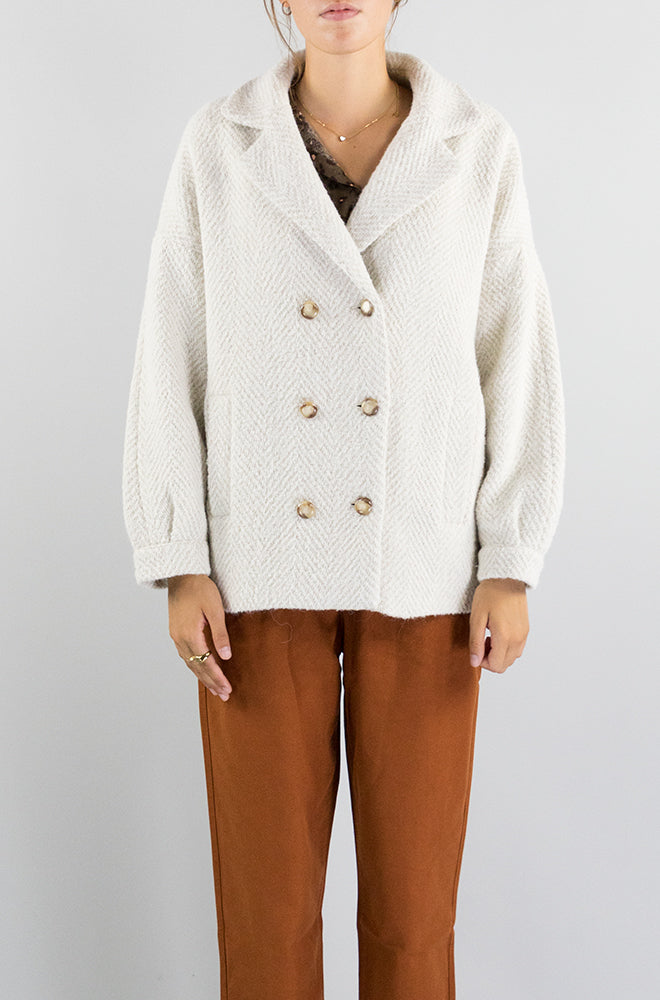 Cappotto Des Petits Hauts Creme da Donna yago