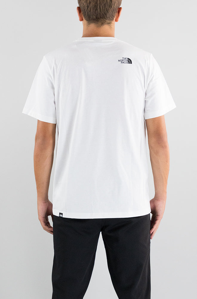 T-Shirt The North Face White da Uomo nf0a8a6