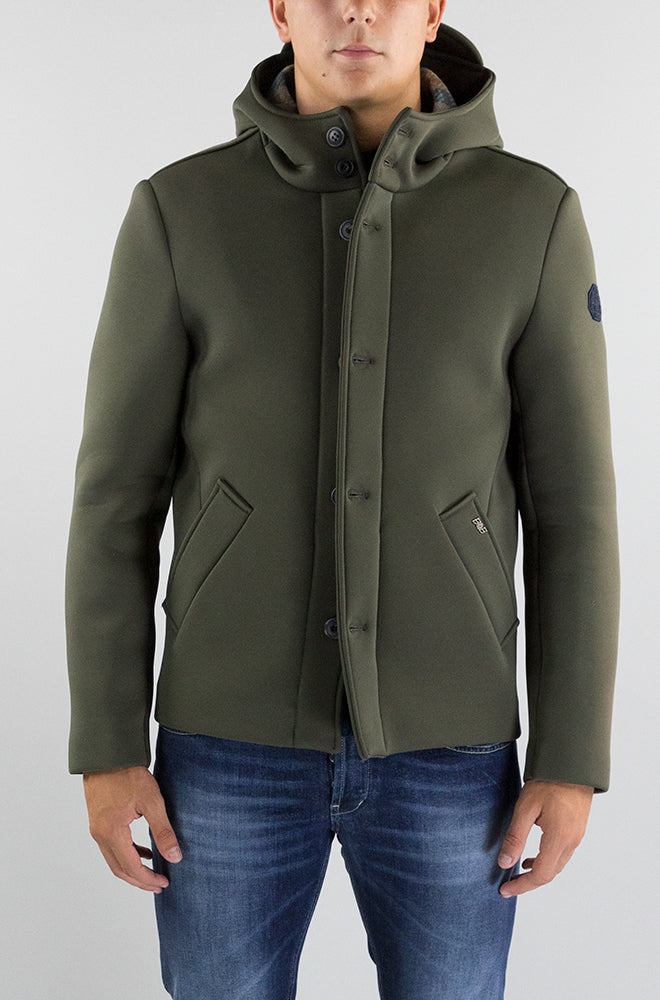 Giubbotto Bob Militare da Uomo a25hood3 t382