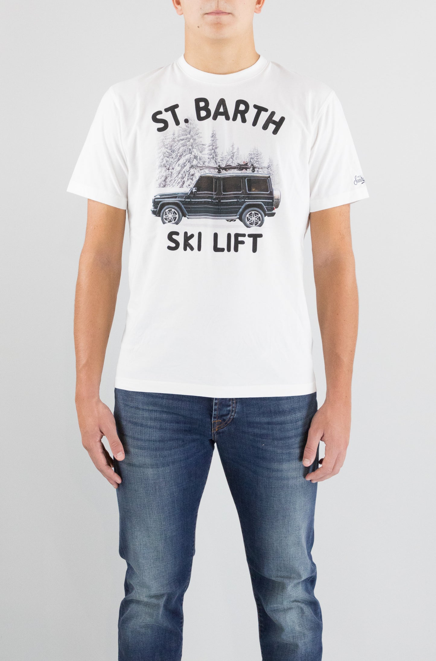 T-Shirt Mc2 Saint Barth Ski Lift 10 da Uomo arnott