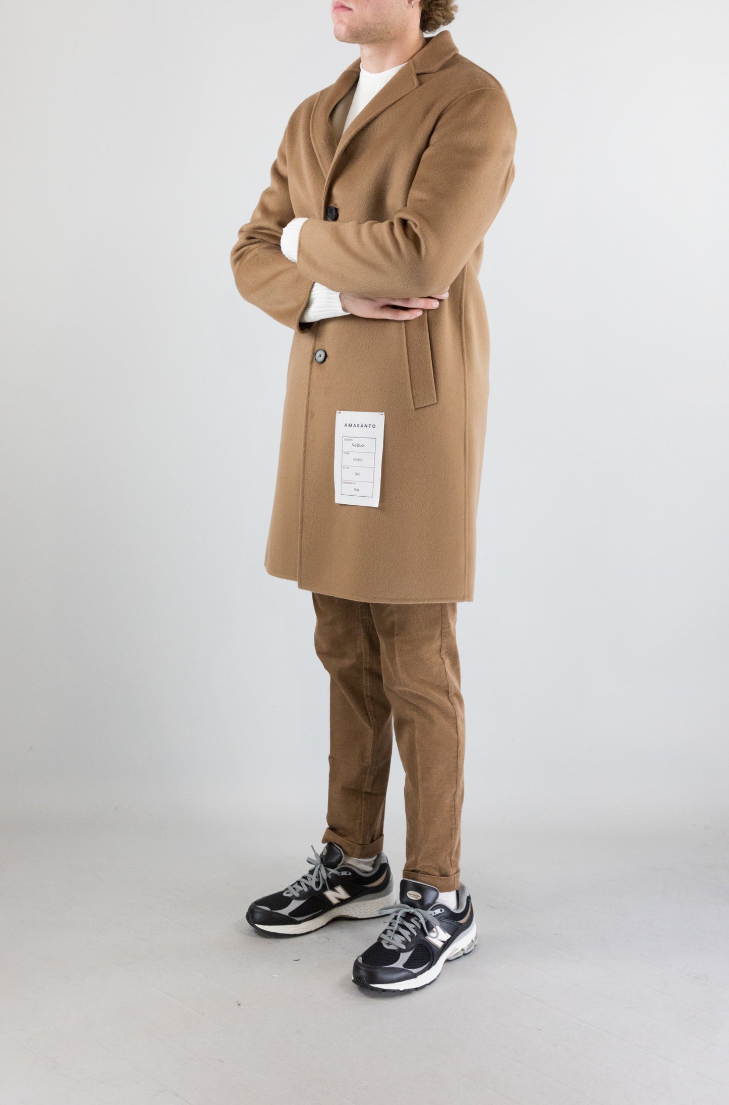 Cappotto Amaranto Camel da Uomo b6s0009