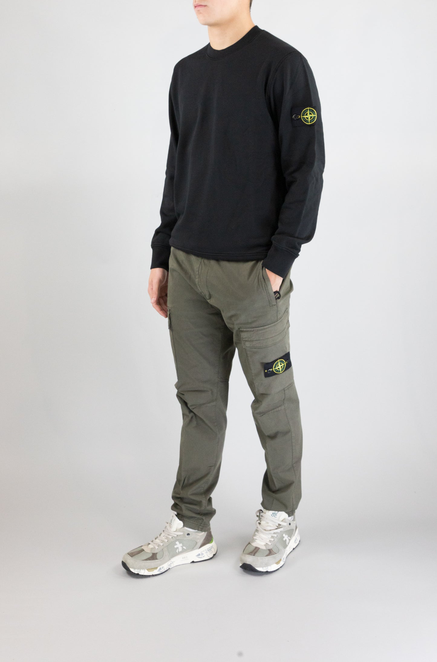 Felpa Stone Island V0029 da Uomo k1s156100044s0051