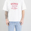 T-Shirt Dickies White da Uomo laundry boxy ss tee