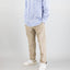 Camicia Amish Washed Blue da Uomo amu108ck990124