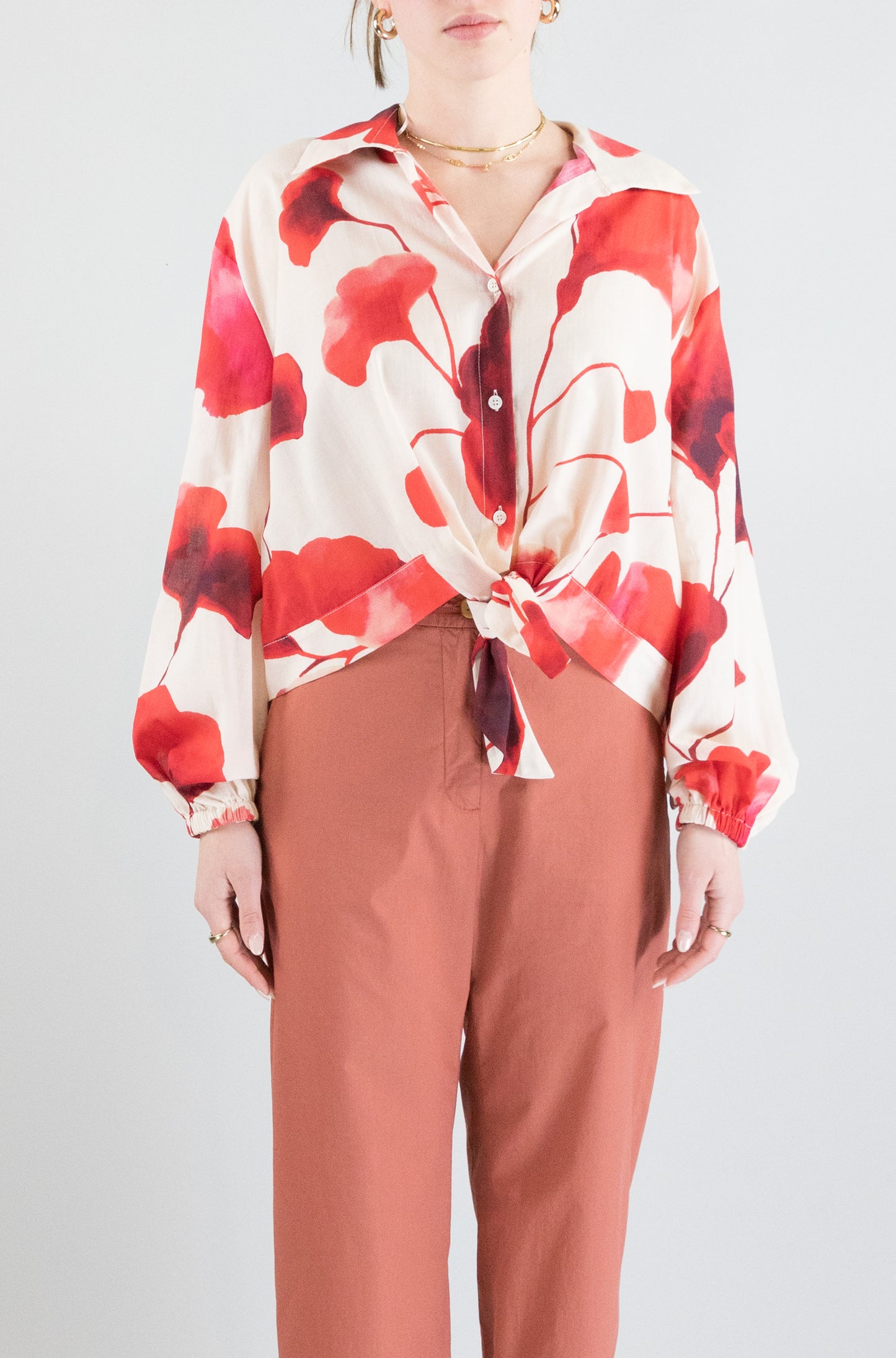 Top Solotre Papavero da Donna M1D0101