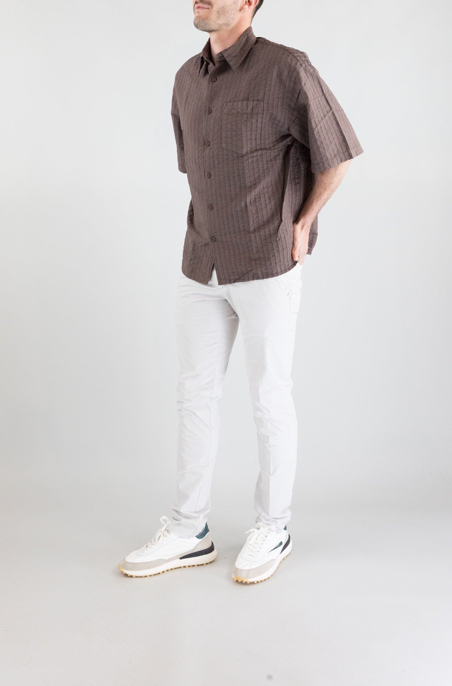 Camicia  Costumein Marrone da Uomo y06 eric bogota