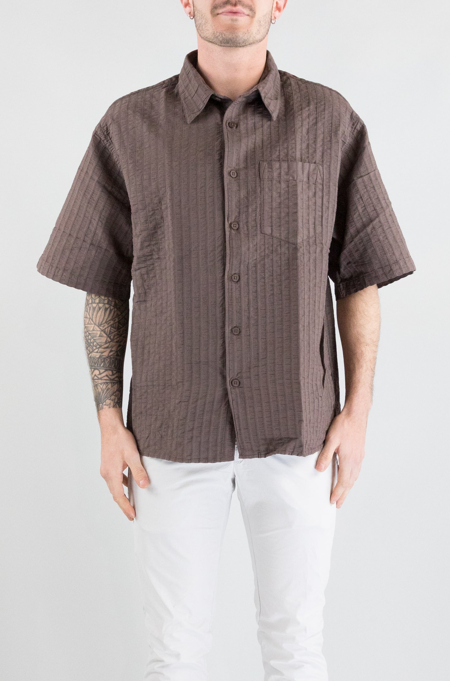 Camicia  Costumein Marrone da Uomo y06 eric bogota