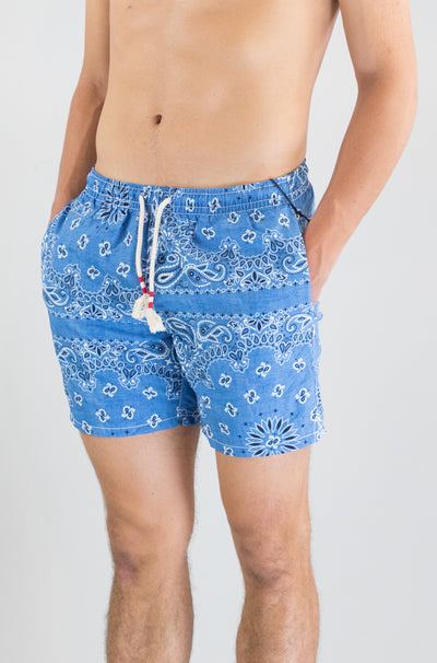 Costume Mc2 Saint Barth Bandanna Round Den 31 da Uomo caprese swim short