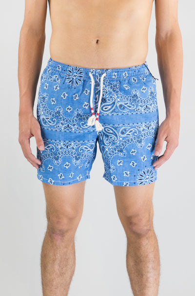 Costume Mc2 Saint Barth Bandanna Round Den 31 da Uomo caprese swim short