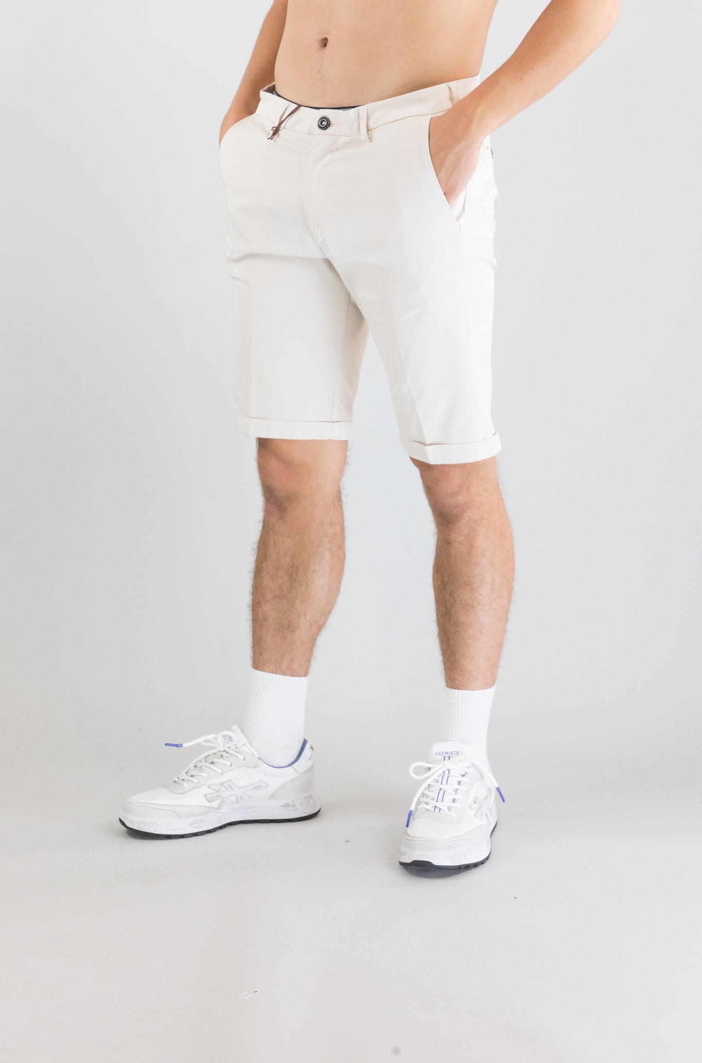 Pantalone 40weft W2139 Panna da Uomo lenny be 2119