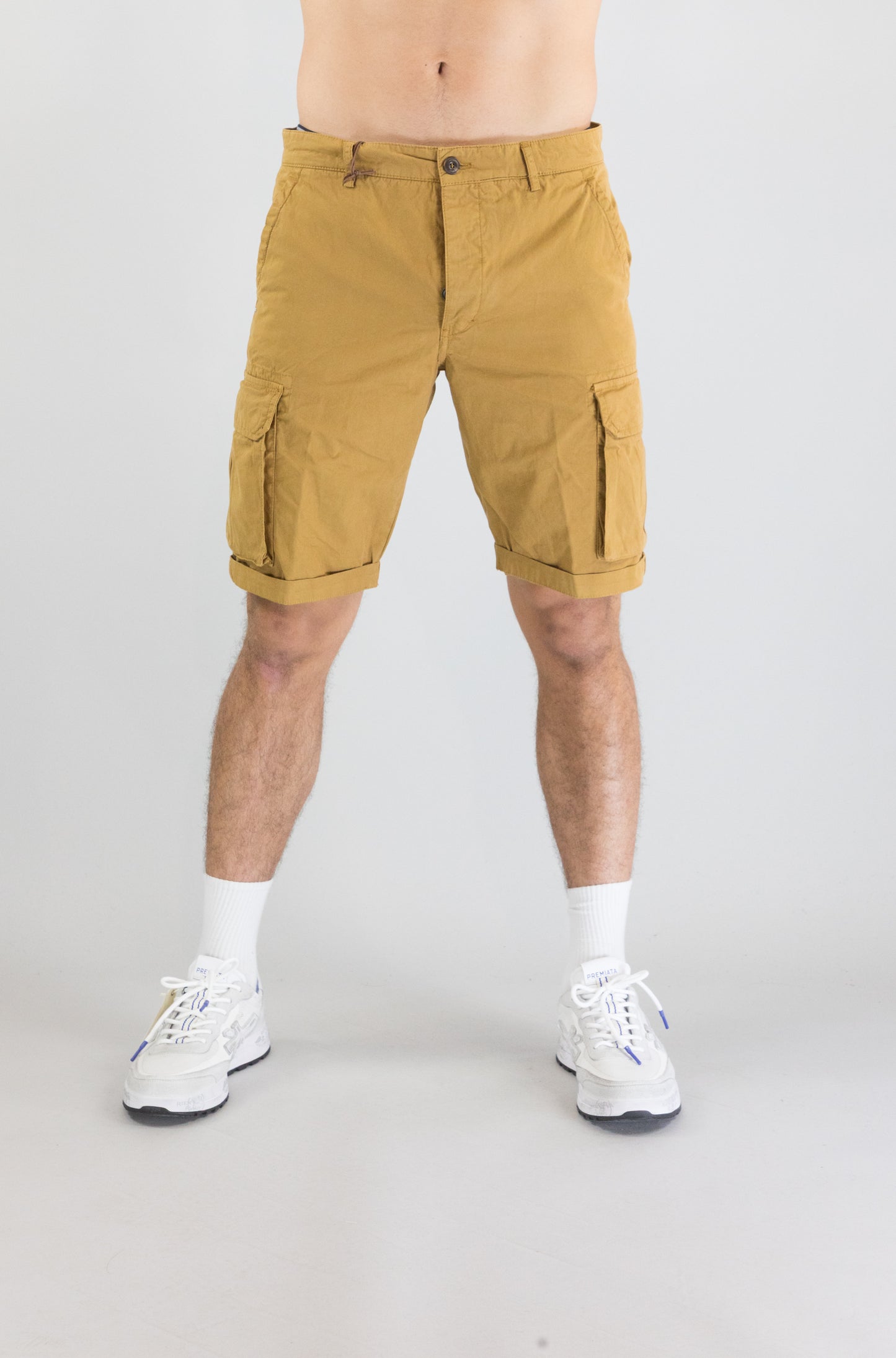 Pantalone 40weft W1101 Kaki da Uomo nick 2122