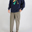Felpa Drole De Monsieur Navy da Uomo clef sw173 co127