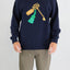 Felpa Drole De Monsieur Navy da Uomo clef sw173 co127