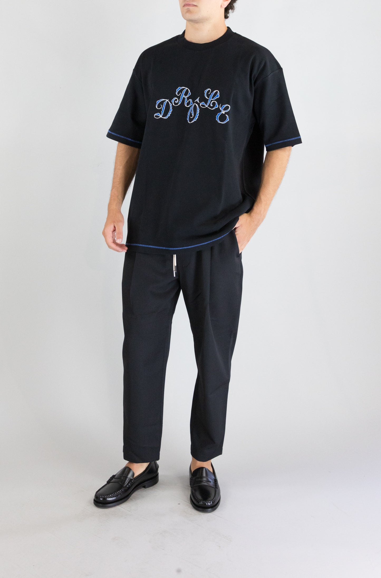 T-Shirt Drole De Monsieur Black da Uomo drole ts264 co002