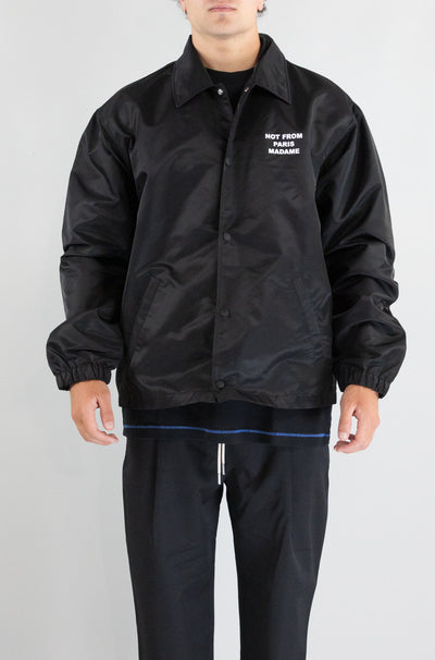 Giubbotto Drole De Monsieur Black da Uomo veste slogan jt183