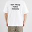 T-Shirt Drole De Monsieur White da Uomo t-shirt slogan jt183