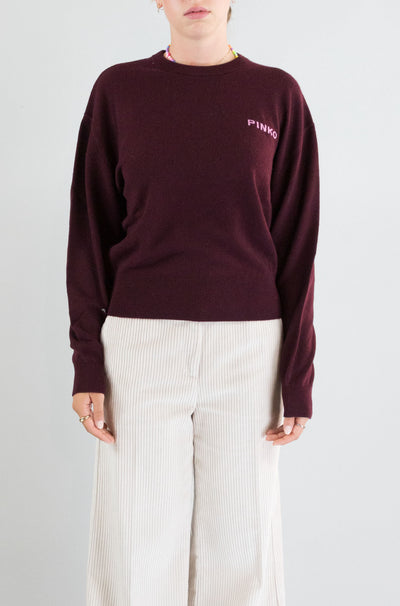 Maglia Pinko Vino Rosa da Donna martinica