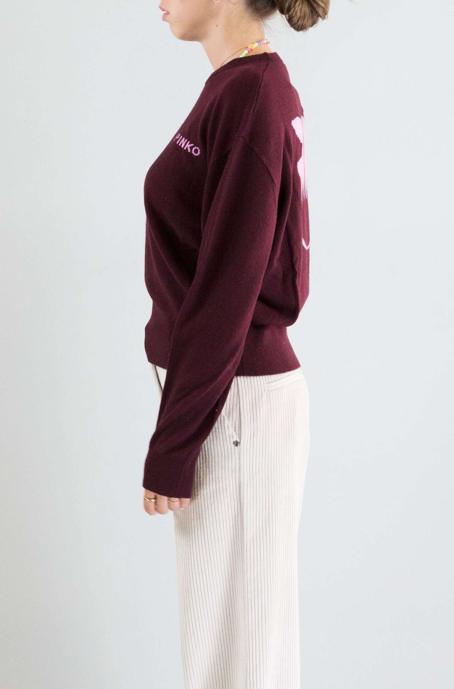 Maglia Pinko Vino Rosa da Donna martinica