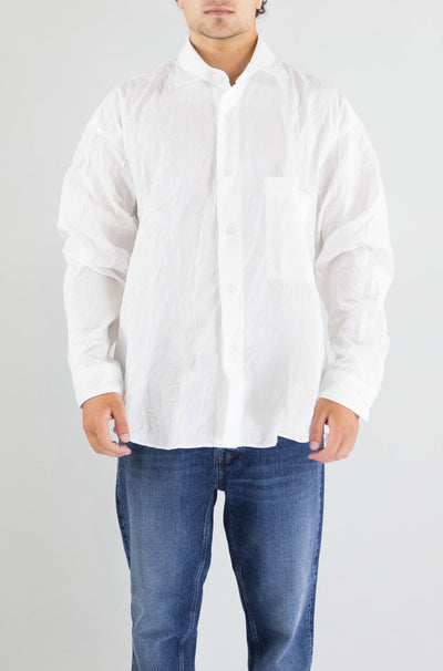 Camicia Amish Bianco da Uomo amu108cn41xxxx c0069